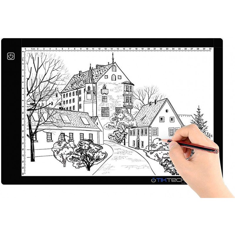 Meidong A4 Ultra-thin Portable LED Light Box Tracer USB Power Cable Dimmable Brightness LED Artcraft Tracing Light Box Light Pad for Artists Drawing Sketching Animation Stencilling X-rayViewing